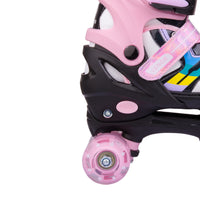 VENOR Ignite LED Side-By-Side Rulleskøjter - Black/Pink-ScootWorld.dk
