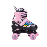 VENOR Ignite LED Side-By-Side Rulleskøjter - Black/Pink-ScootWorld.dk