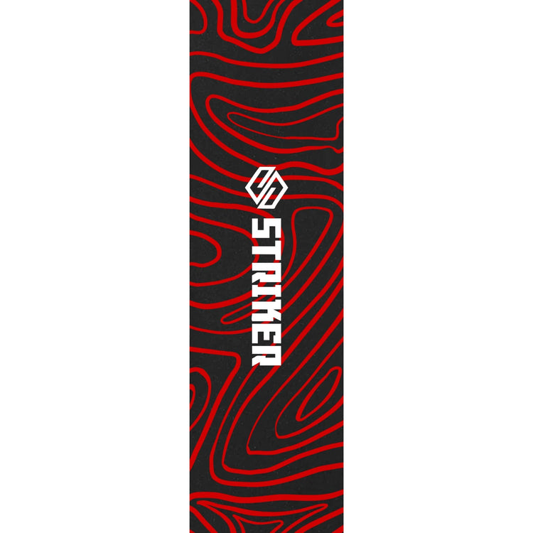 Striker 6.5" Griptape Til Løbehjul - Topo Swirl Red-ScootWorld.dk