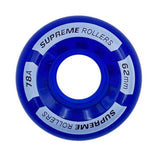 Supreme Rollers Quad Hjul 62mm/78A - Blue-ScootWorld.dk