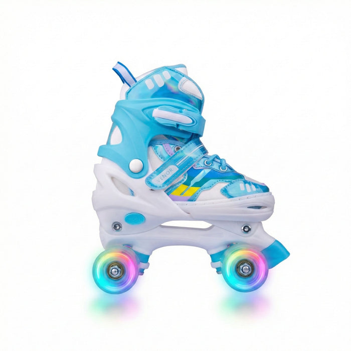 VENOR Ignite LED Quad Roller Skates - Teal