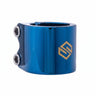 Striker Lux Double Clamp til Løbehjul - Blue Chrome