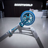Striker Ethic 460mm Silver Teal Custom Build - Silver/Teal-ScootWorld.dk