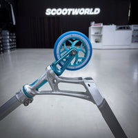 Striker Ethic 500mm Silver Teal Custom Build - Silver/Teal-ScootWorld.dk