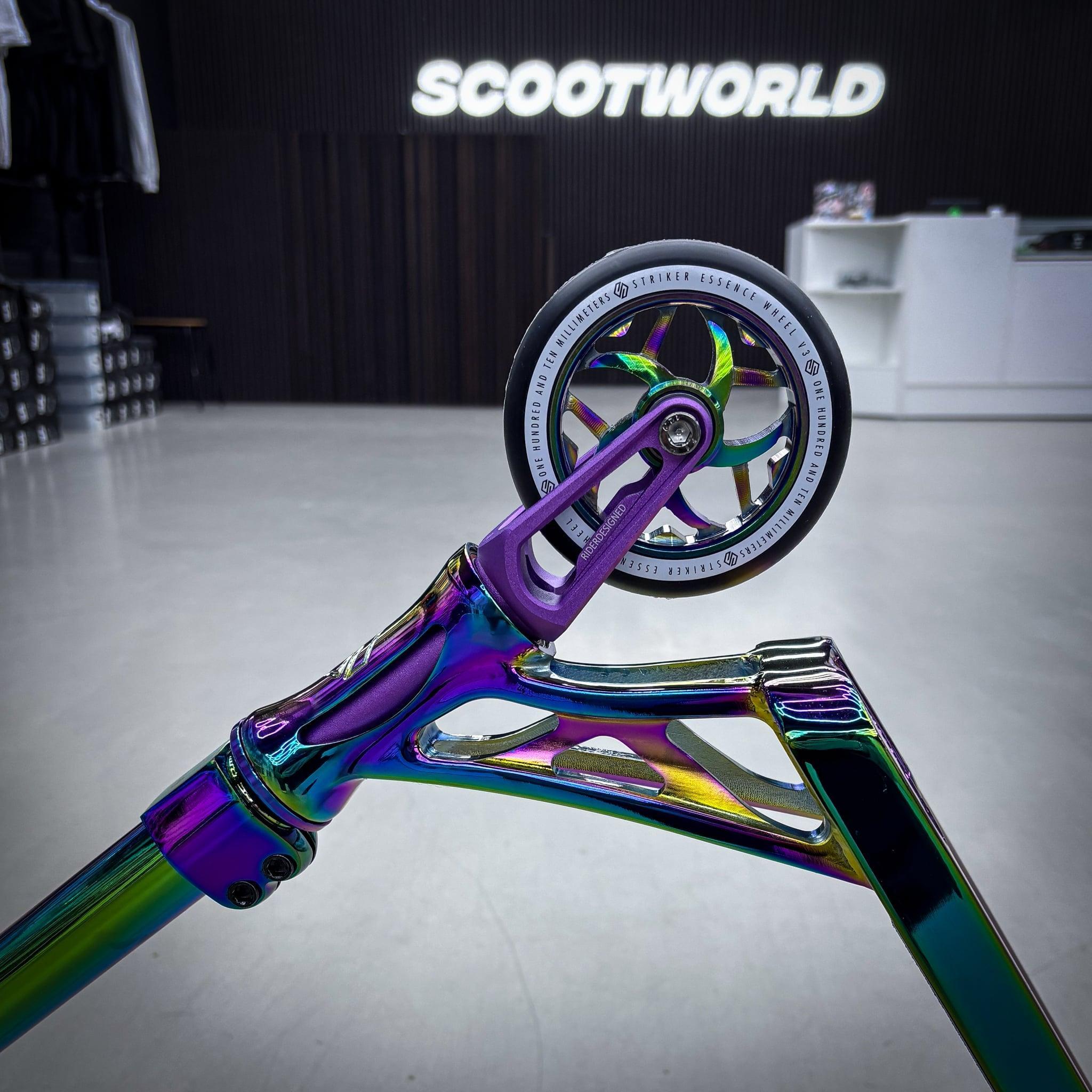 Striker Rainbow Custom Løbehjul - Rainbow/Purple-ScootWorld.dk
