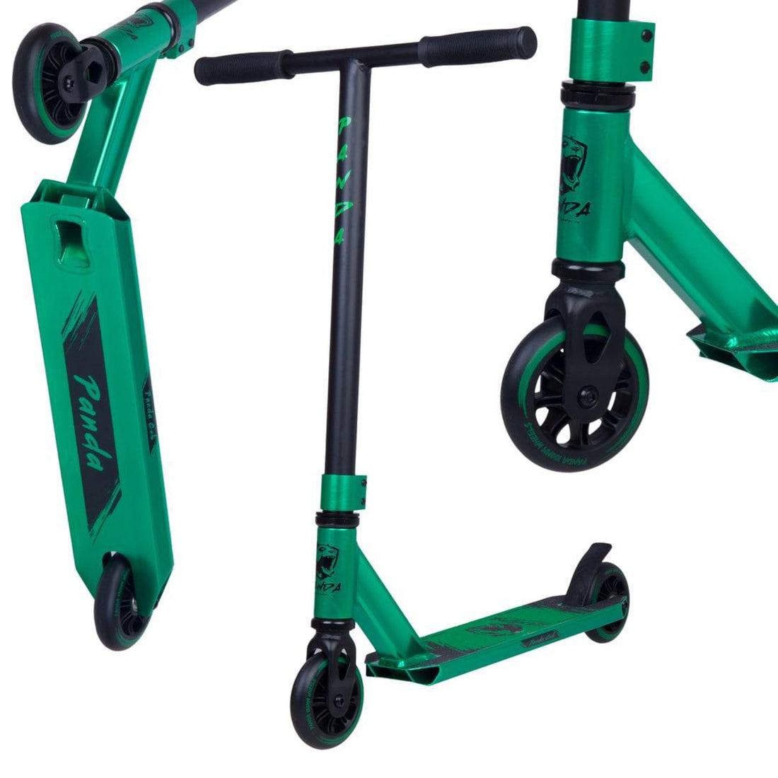 Panda Cub Trick Løbehjul - Green-ScootWorld.dk