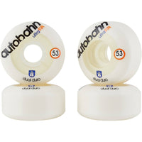 Autobahn Dual Duro Ultra Classic 97A Skateboard Hjul 4-Pak - White-ScootWorld.dk