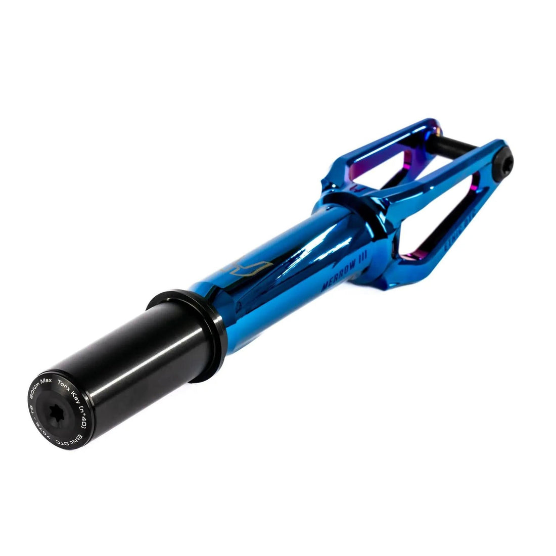 Ethic Merrow IHC V3 Løbehjul Forgaffel - Blue Chrome-ScootWorld.dk