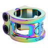 Oath Cage V2 Alloy 2 Bolt Double Scooter Clamp - Rainbow