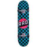 RAD Checkers Komplet Skateboard - Teal-ScootWorld.dk