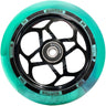 Lucky Quatro Wheels for Scooters - Black/Teal