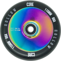 CORE Hollowcore V2 Hjul Til Løbehjul - Black/Rainbow-ScootWorld.dk