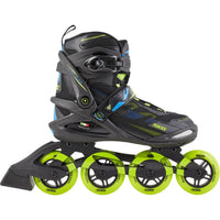 Roces Helium TIF Inliners - Black/Lime-ScootWorld.dk