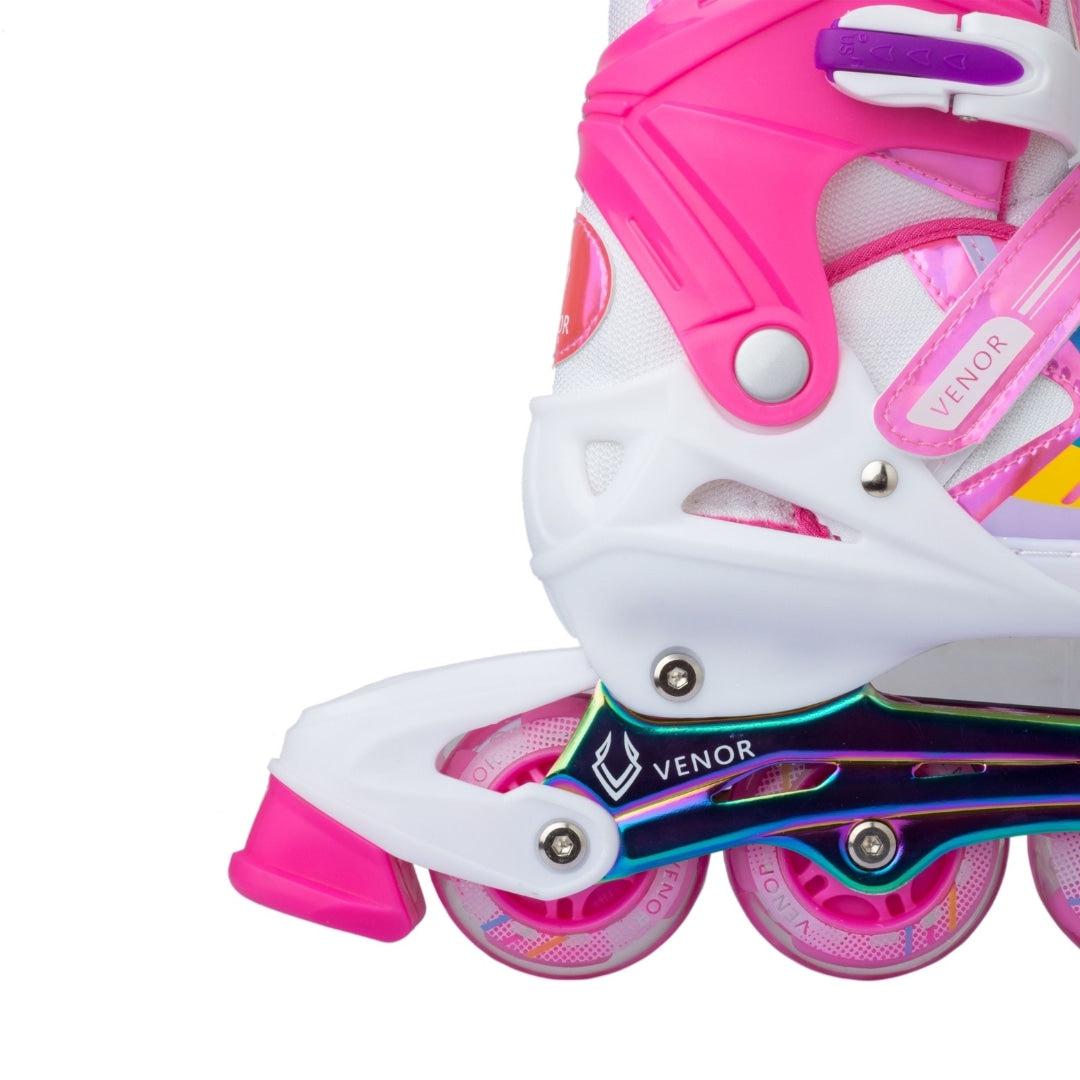 VENOR Ignite LED Inliners - Shiny Pink-ScootWorld.dk