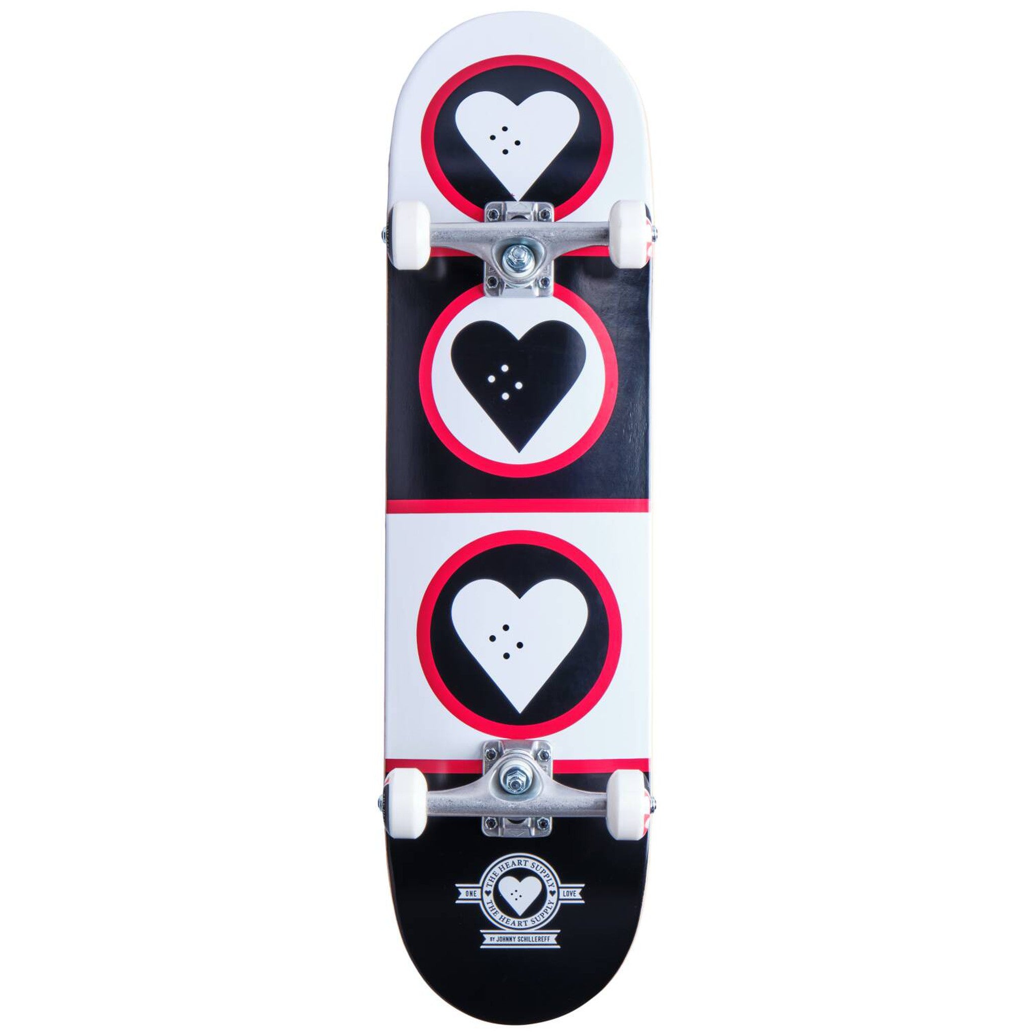 Heart Supply Squadron Skateboard Deck - Black-ScootWorld.dk