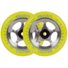 Proto Sliders Starbright Wheels for Scooters 2-Pack - Yellow On Raw