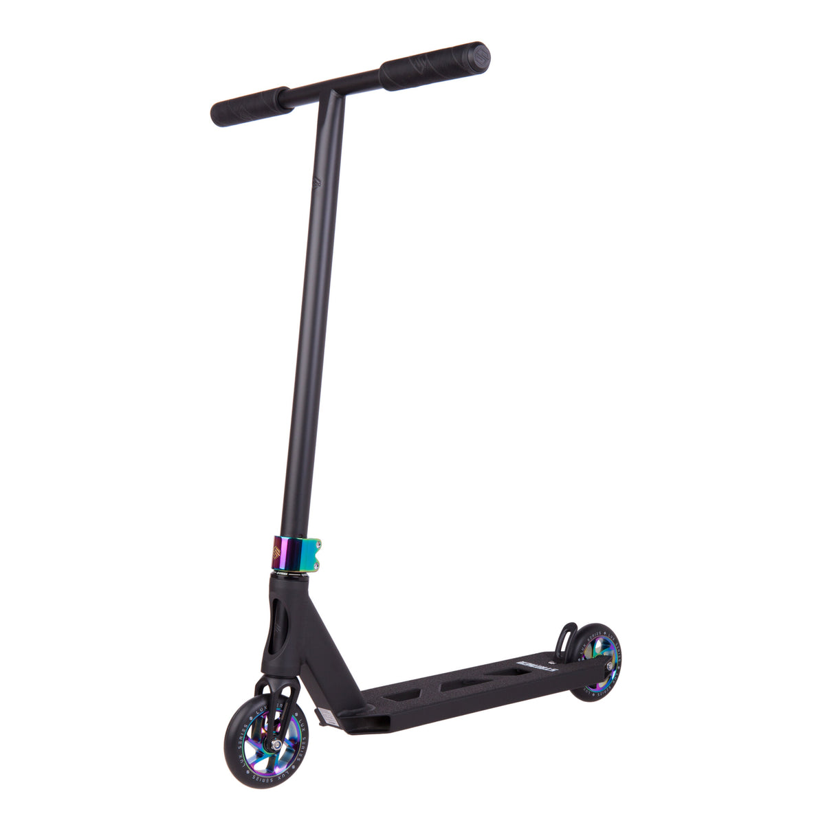 Striker Essential Stunt Scooter - Black/Rainbow