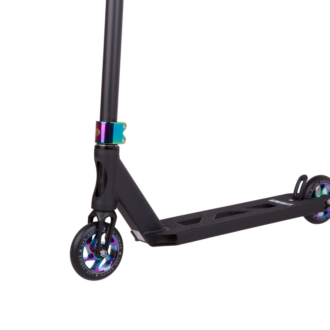 Striker Essential Stunt Scooter - Black/Rainbow