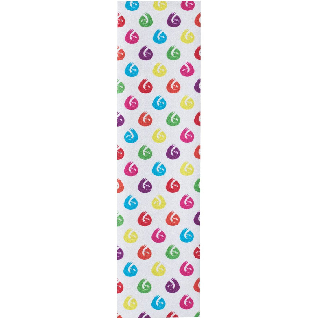 Hella Grip Sloth Dot Griptape Til Løbehjul - Rainbow Sloths On White-ScootWorld.dk