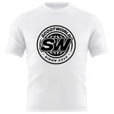 ScootWorld Batch Logo Tshirt - White-ScootWorld.dk